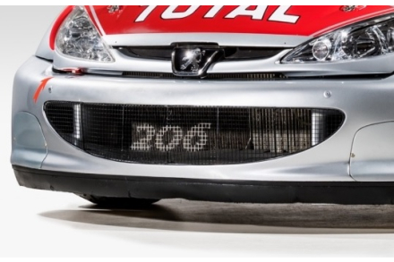 Szablon do malowania napisu na chłodnicy 206 do Peugeot Renaissance 24POC01