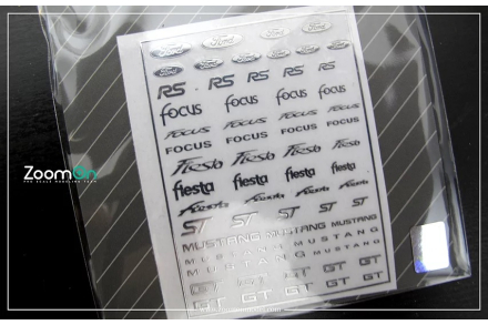 Logotyp Ford metal sticker - ZoomOn ZD021