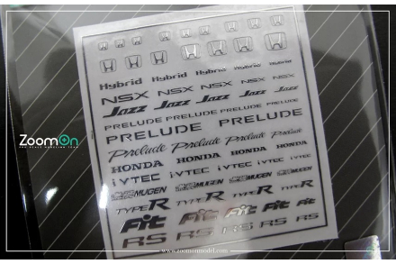 Logotyp Honda set A metal sticker - ZoomOn ZD030