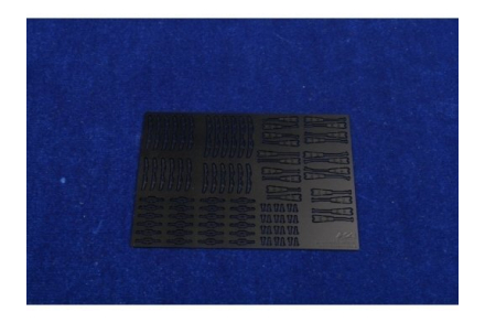 Waloryzacja fototrawiona uniwersalna - wycieraczki w skali 1/24 czarne KAmodels - KA24011