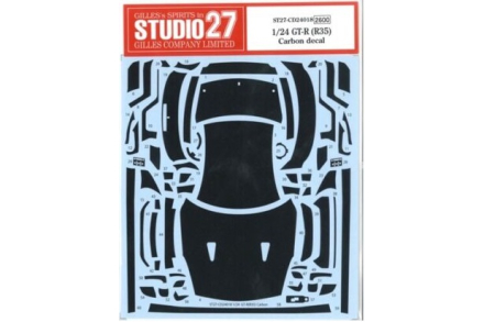 Kalkomania carbon Nissan GT-R R35 - Studio27 STU-CD24018