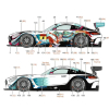 Kalkomania Mercedes Benz AMG GT3 初音 Racing 2016 HD04-0161