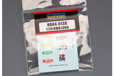 Kalkomania logo RWB - skala 1/24 Hobby Design HD04-0138