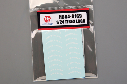 Kalkomania na opony Toyo Tires - Hobby Design HD04-0169