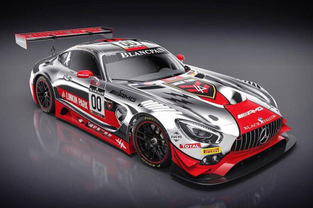 Kalkomania Mercedes Benz AMG GT3 Linkin Park Racing HD04-0162