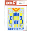 Kalkomania 1/24 Lancer Evolution X UK Police do zestawu Aoshima ST27-DC1191