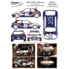 Kalkomania Peugeot 306 Maxi - Les Vande - MaxiToys RETK24474