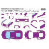 Kalkomania Lamborghini Lines of Burst Hobby Design HD04-0122