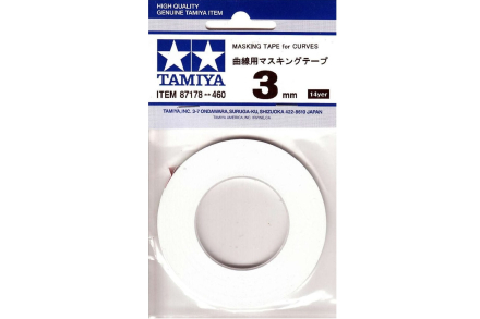 Taśma maskująca elastyczna 3mm Tamiya 87178