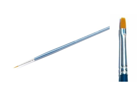 Pędzel modelarski syntetyczny płaski 6 - Italeri 51229