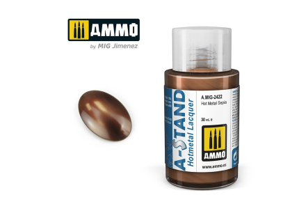 Farba - lakier - A-STAND Hot Metal Sepia AMMO MIG AMIG2422