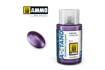 Farba - lakier - A-STAND Hot Metal Violet AMMO MIG AMIG2423