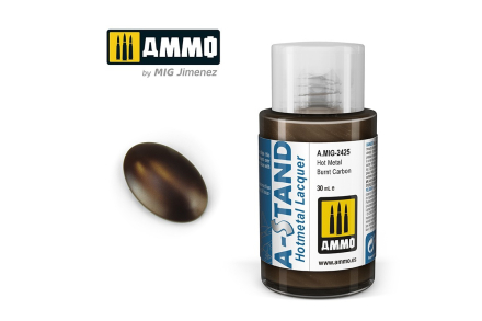 Farba - lakier - A-STAND Hot Metal Burnt Carbon AMMO MIG AMIG2425