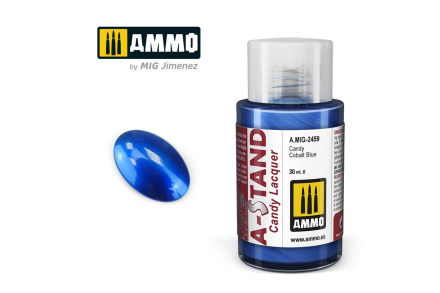 Farba - lakier - A-STAND Candy Cobalt Blue AMMO MIG AMIG2459