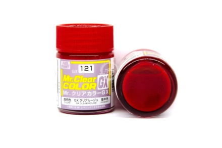 Farba Mr. Color Clear GX-121 Clear Rouge - różowa transparentna - Gunze GUNGX121