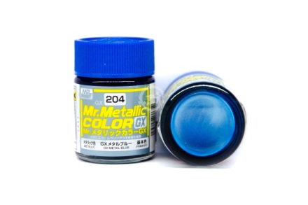 Farba Mr. Color Metallic GX-204 Metal Blue - niebieska metaliczna - Gunze GUNGX204