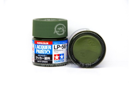 Farba Lacquer Paint LP-58 NATO Green - Zielony 10 ml Tamiya 82158