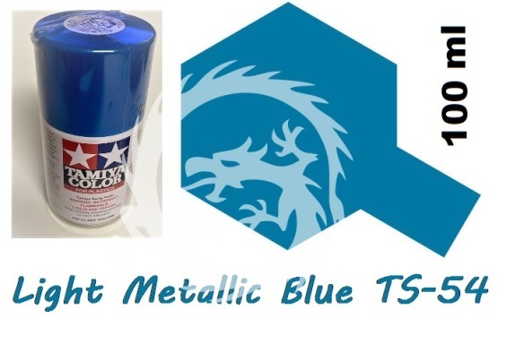 Peinture TS54 Light Metallic Blue - Couleur Métallisée Bleu Clair