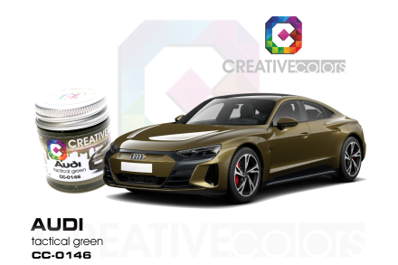 Farba - lakier Audi Tactical Green - Metalik - Banzai - Creative Colors CC0146