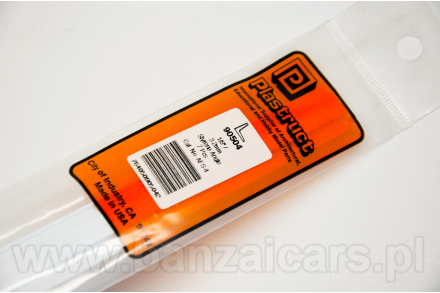 Profil kątownik L 3.2mm x 3.2mm x 0.8mm x 61cm Plastruct 90504