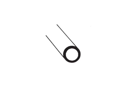 Profil okrągły rurka śr. 8.0mm x 38cm Plastruct 90607