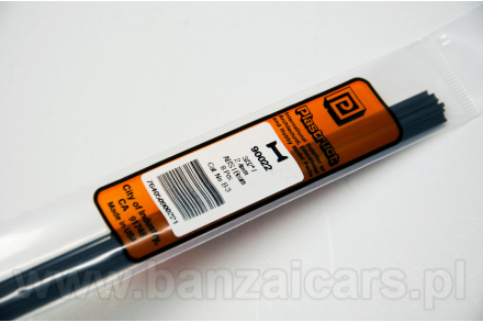Profil szyna H 2.4mm x 1.2mm x 0.5mm x 25cm Plastruct 90022