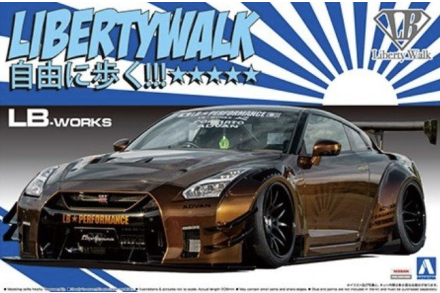 Nissan GT-R R35 LB Works Type 2 Ver. 1 Aoshima 05591