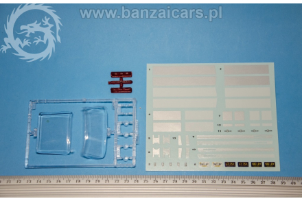 Shelby GT350 1967 - biały plastik - AMT 800